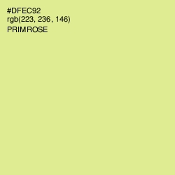 #DFEC92 - Primrose Color Image