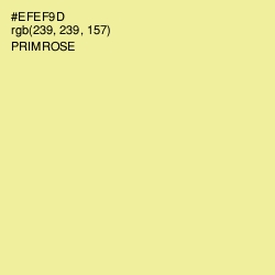 #EFEF9D - Primrose Color Image