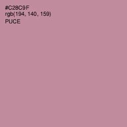 #C28C9F - Puce Color Image