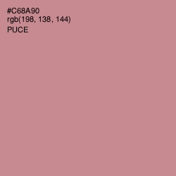 #C68A90 - Puce Color Image