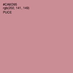#CA8D95 - Puce Color Image