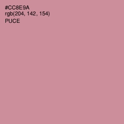 #CC8E9A - Puce Color Image