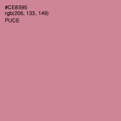 #CE8595 - Puce Color Image