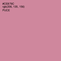 #CE879C - Puce Color Image