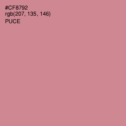 #CF8792 - Puce Color Image