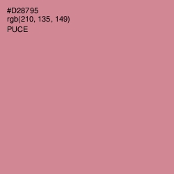 #D28795 - Puce Color Image