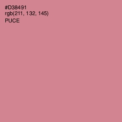 #D38491 - Puce Color Image