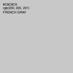 #C8C8C9 - Pumice Color Image