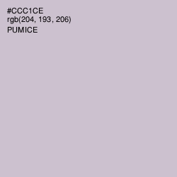 #CCC1CE - Pumice Color Image