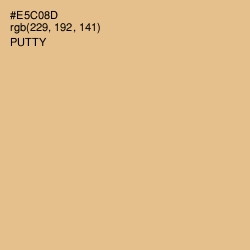 #E5C08D - Putty Color Image