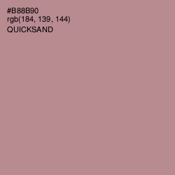 #B88B90 - Quicksand Color Image