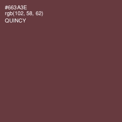 #663A3E - Quincy Color Image