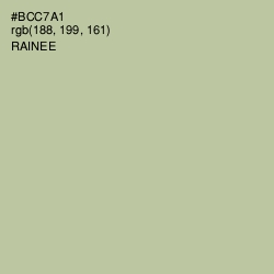 #BCC7A1 - Rainee Color Image