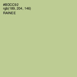 #BDCC92 - Rainee Color Image