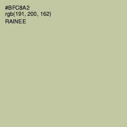 #BFC8A2 - Rainee Color Image