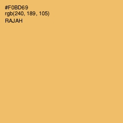 #F0BD69 - Rajah Color Image
