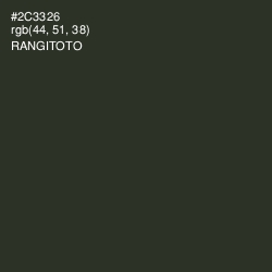 #2C3326 - Rangitoto Color Image