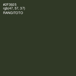 #2F3925 - Rangitoto Color Image