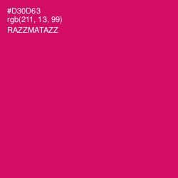 #D30D63 - Razzmatazz Color Image