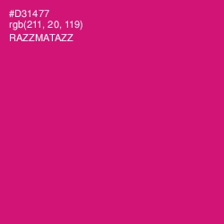 #D31477 - Razzmatazz Color Image
