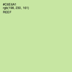 #C6E6A1 - Reef Color Image