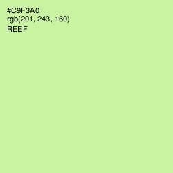 #C9F3A0 - Reef Color Image