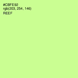 #CBFE92 - Reef Color Image
