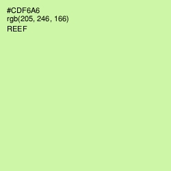 #CDF6A6 - Reef Color Image
