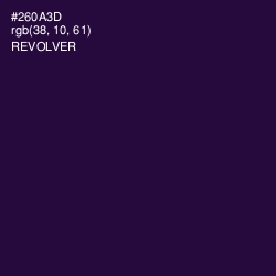 #260A3D - Revolver Color Image