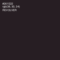 #261E22 - Revolver Color Image