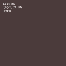 #4B3B3A - Rock Color Image