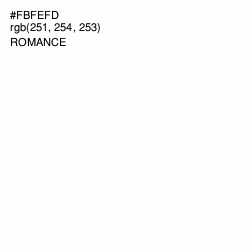 #FBFEFD - Romance Color Image