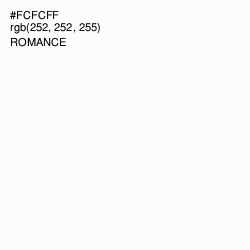 #FCFCFF - Romance Color Image