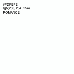#FDFEFE - Romance Color Image