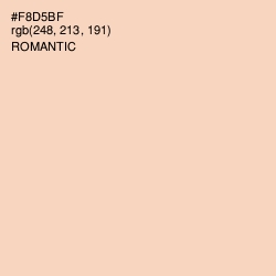 #F8D5BF - Romantic Color Image