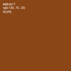 #8B4617 - Rope Color Image