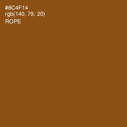 #8C4F14 - Rope Color Image