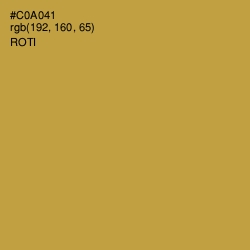 #C0A041 - Roti Color Image