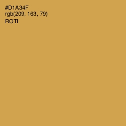 #D1A34F - Roti Color Image