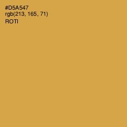 #D5A547 - Roti Color Image