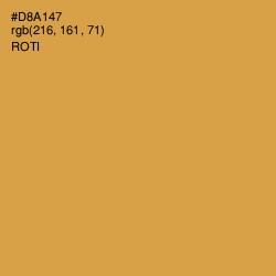#D8A147 - Roti Color Image