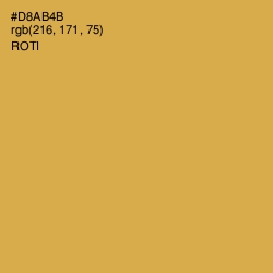 #D8AB4B - Roti Color Image