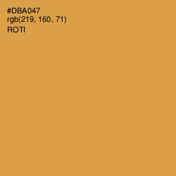#DBA047 - Roti Color Image