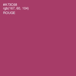 #A73C68 - Rouge Color Image