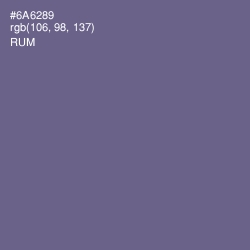 #6A6289 - Rum Color Image