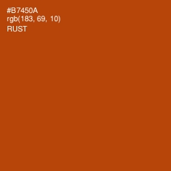 #B7450A - Rust Color Image