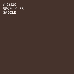 #45332C - Saddle Color Image
