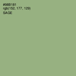 #98B181 - Sage Color Image
