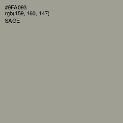 #9FA093 - Sage Color Image