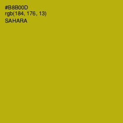 #B8B00D - Sahara Color Image